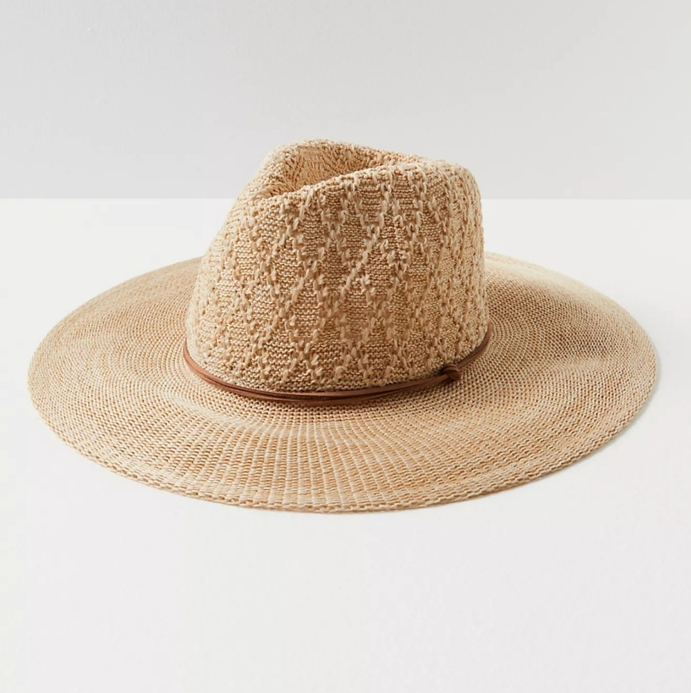 Santa Barbara Wide Brim Hat - Natural